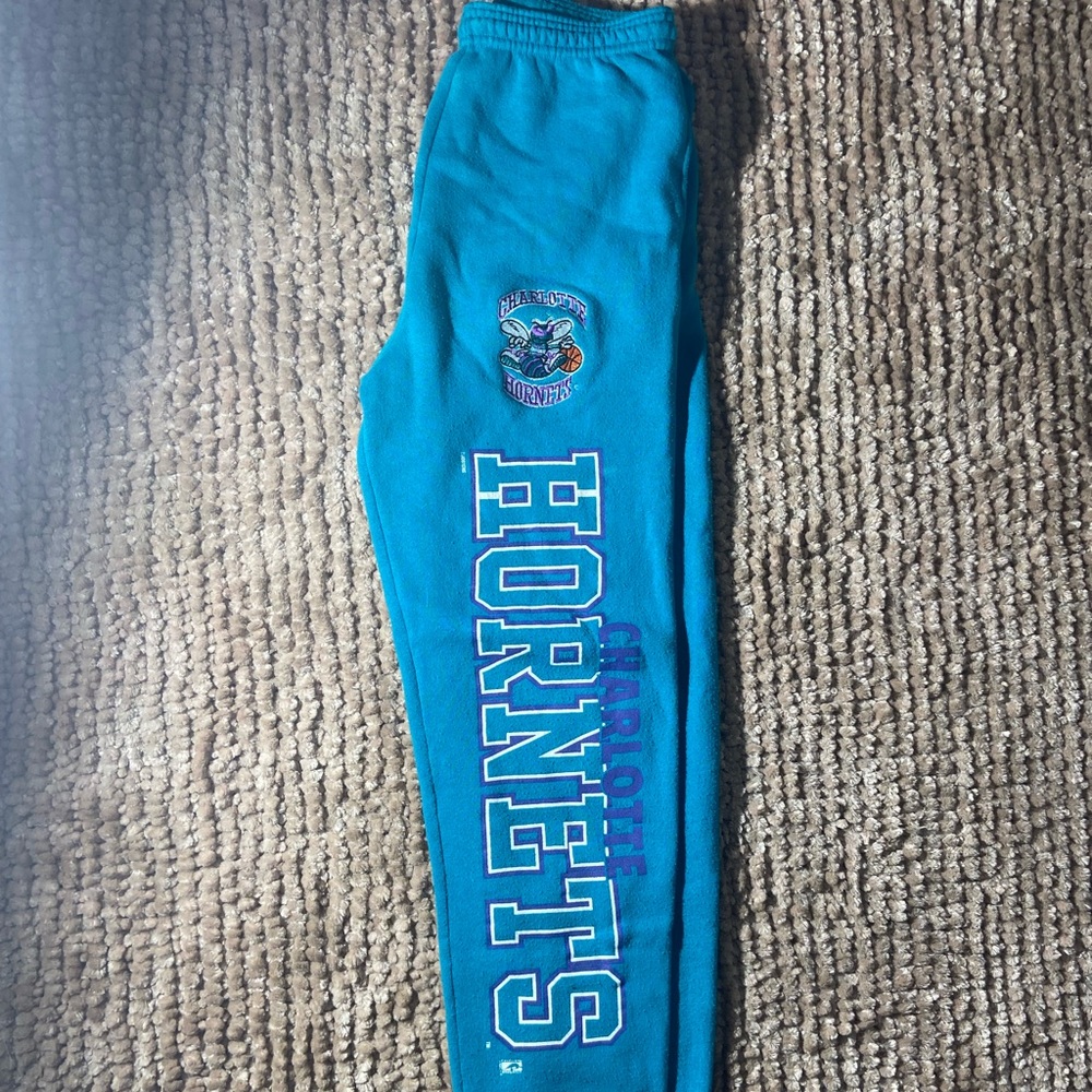 Vintage Teal Charlotte Hornets Merch Medium Sweats